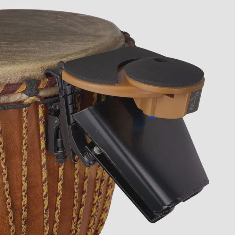 Native Tounge RhymBell™ Hand Drum Mounted Cowbell with RhymStryker™