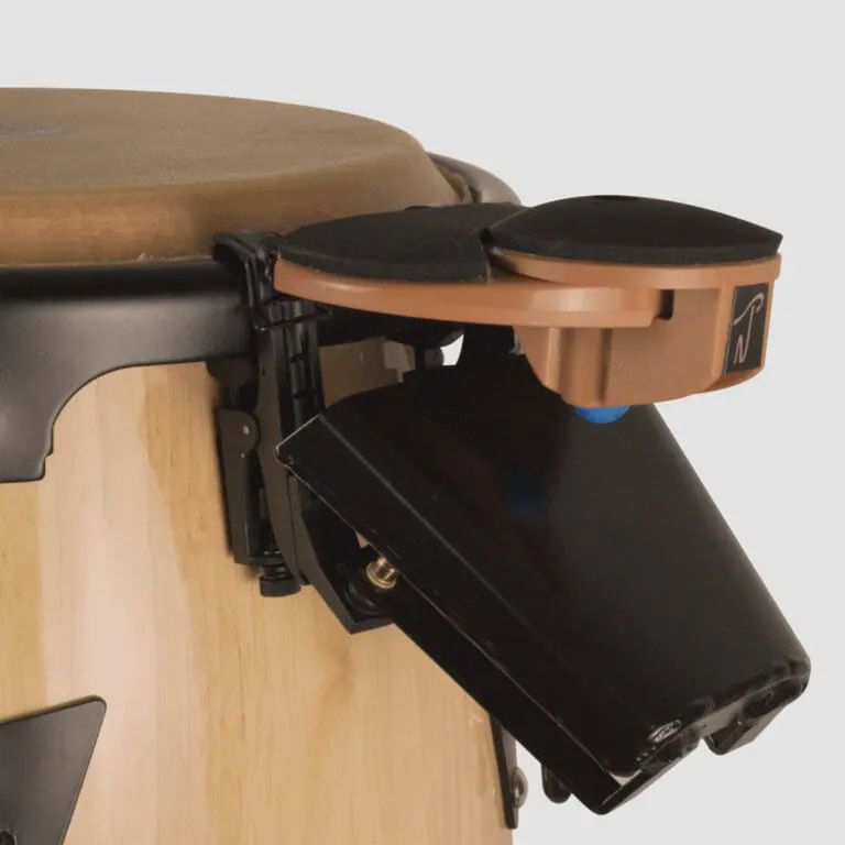 Native Tounge RhymBell™ Hand Drum Mounted Cowbell with RhymStryker™