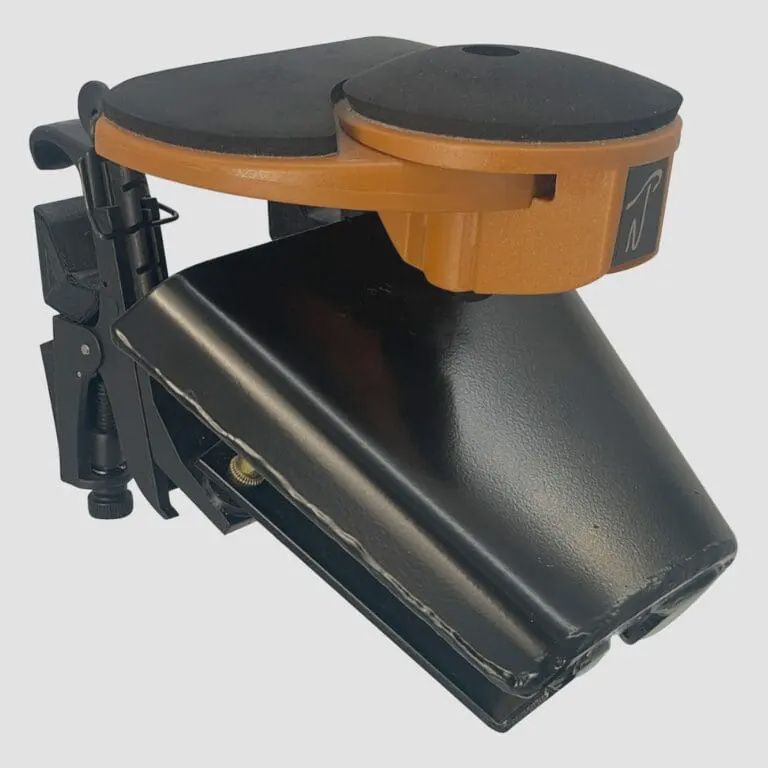 Native Tounge RhymBell™ Hand Drum Mounted Cowbell with RhymStryker™