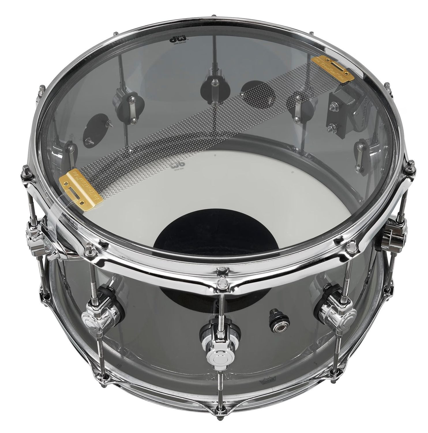 DW DESIGN 8X14 SMOKE ACRYLIC SINGLE ROW LUG