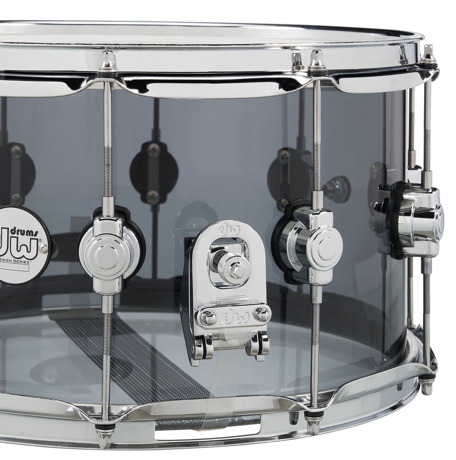 DW DESIGN 8X14 SMOKE ACRYLIC SINGLE ROW LUG