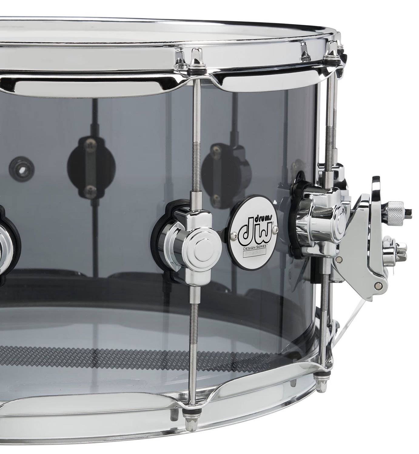 DW DESIGN 8X14 SMOKE ACRYLIC SINGLE ROW LUG