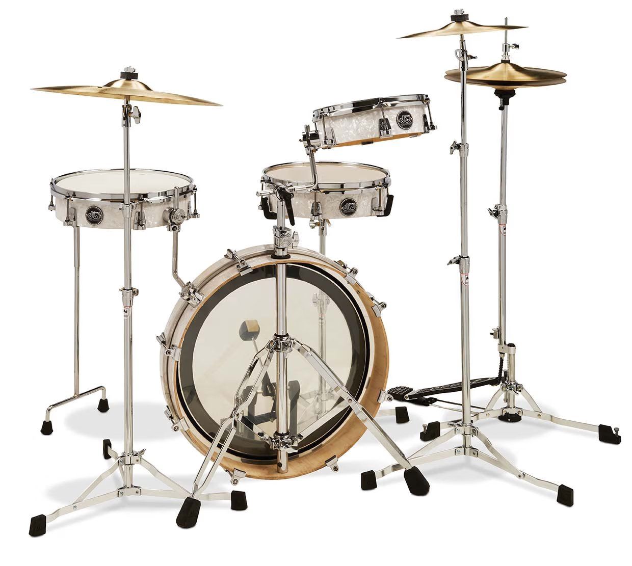 DW PERFORMANCE 4PC LOW PRO KIT, WHT MARINE