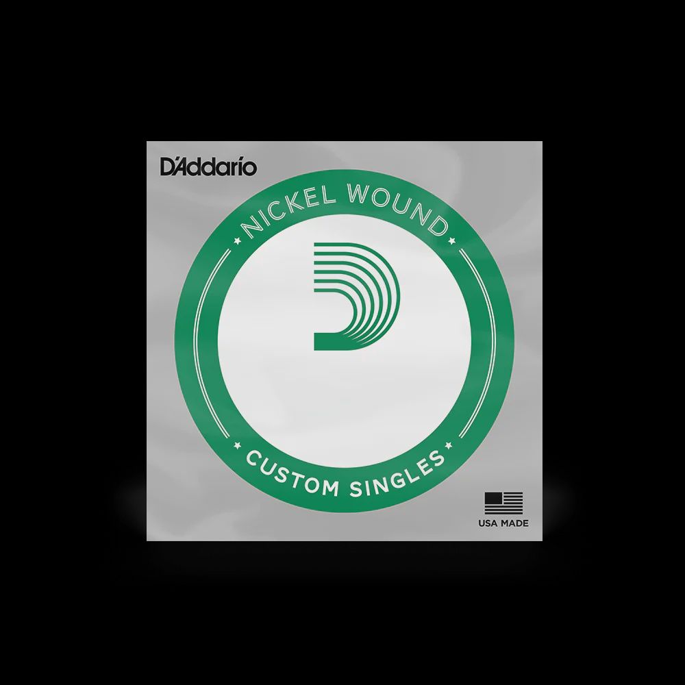 D'Addario Nickel Wound Electric Guitar Single String, .017