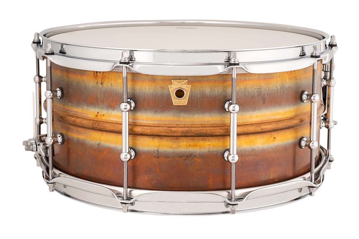 Ludwig 6.5X14 RAW BRONZE SNARE W/TUBE LUGS