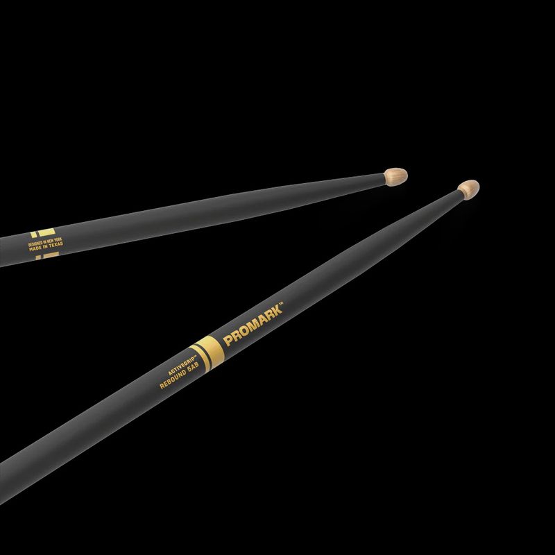 ProMark Rebound 5AB ActiveGrip Hickory Drumstick, Acorn Wood Tip