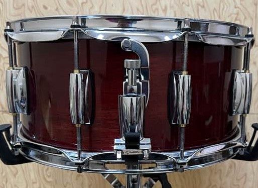 Gretsch Full Range 6.5x14 Mahogany/Maple Snare Drum, Gloss Natural