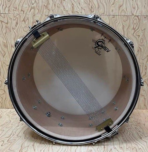 Gretsch Full Range 6.5x14 Mahogany/Maple Snare Drum, Gloss Natural