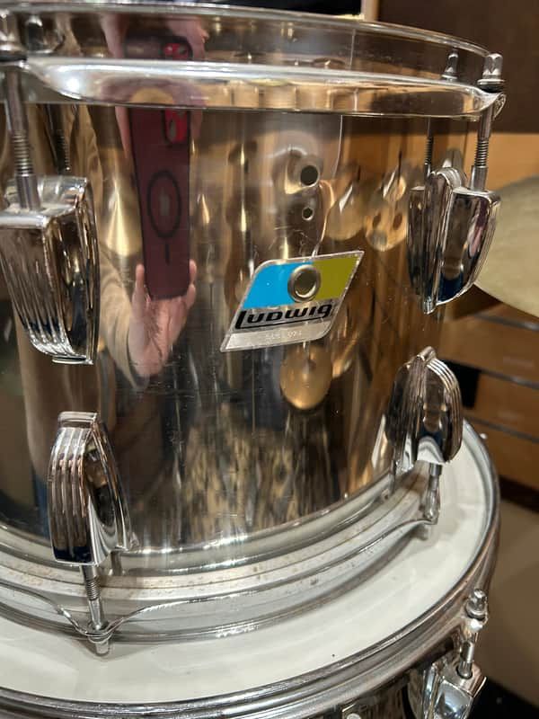 Ludwig 1970's Stainless Steel Drum set LATE 70'S - Stainless Steel
