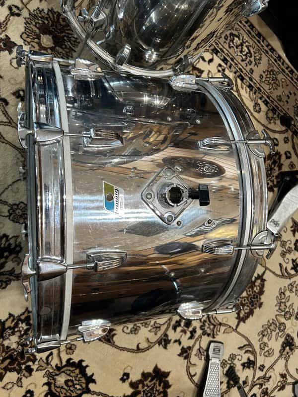 Ludwig 1970's Stainless Steel Drum set LATE 70'S - Stainless Steel