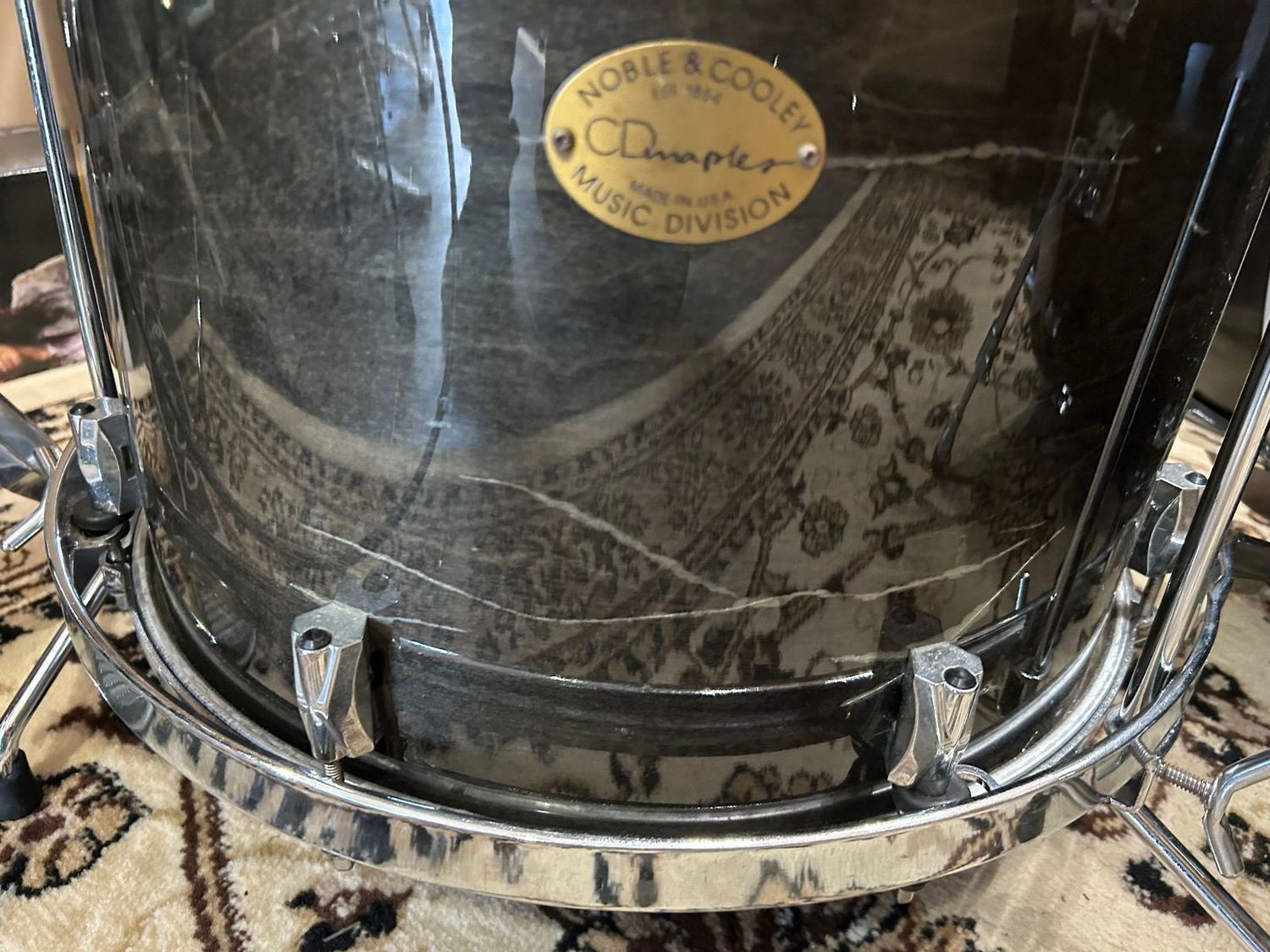 Noble&amp;Cooley CD Maple 1990's - Transparent Black Lacquer