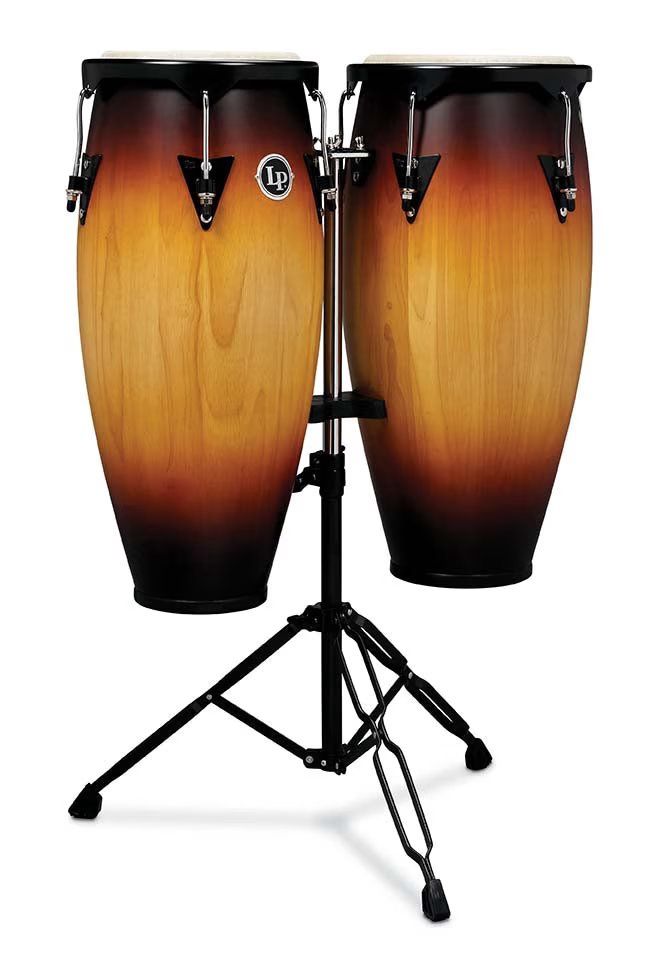 LP City Conga Set 10" &amp; 11" w/ Stand VSB