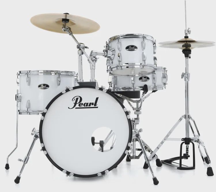 Pearl ROADSHOW 4-PCS SET W/HWD &amp; CYMBALS PW
