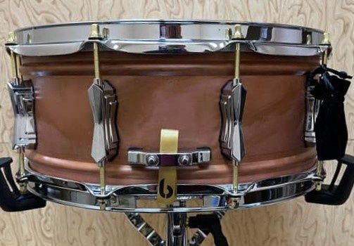 British Drum Co. Firebird Series Copper Over Brass Snare. 6" x 14"