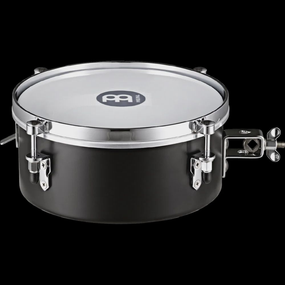 Meinl Percussion 10" Drummer Snare Timbale (Patented), Black powder coated steel
