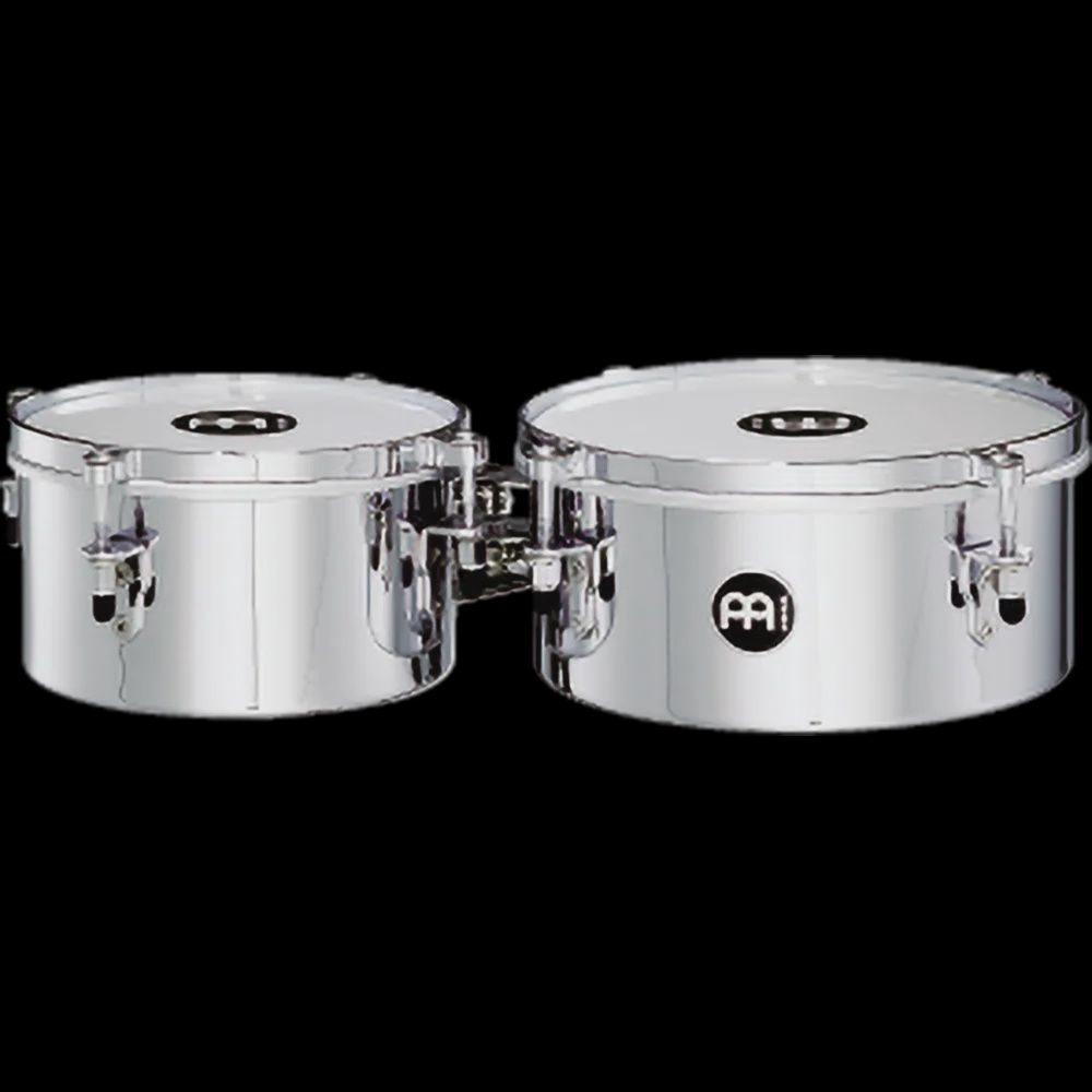 Meinl Percussion 8" &amp; 10" Mini Timbales (Patented), Chrome