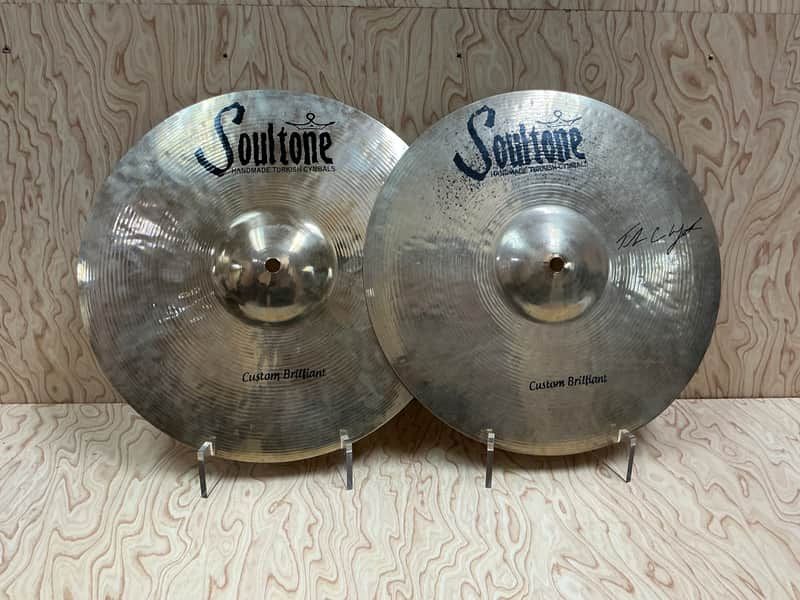 Used Soultone Custom Brilliant 13" hi hats