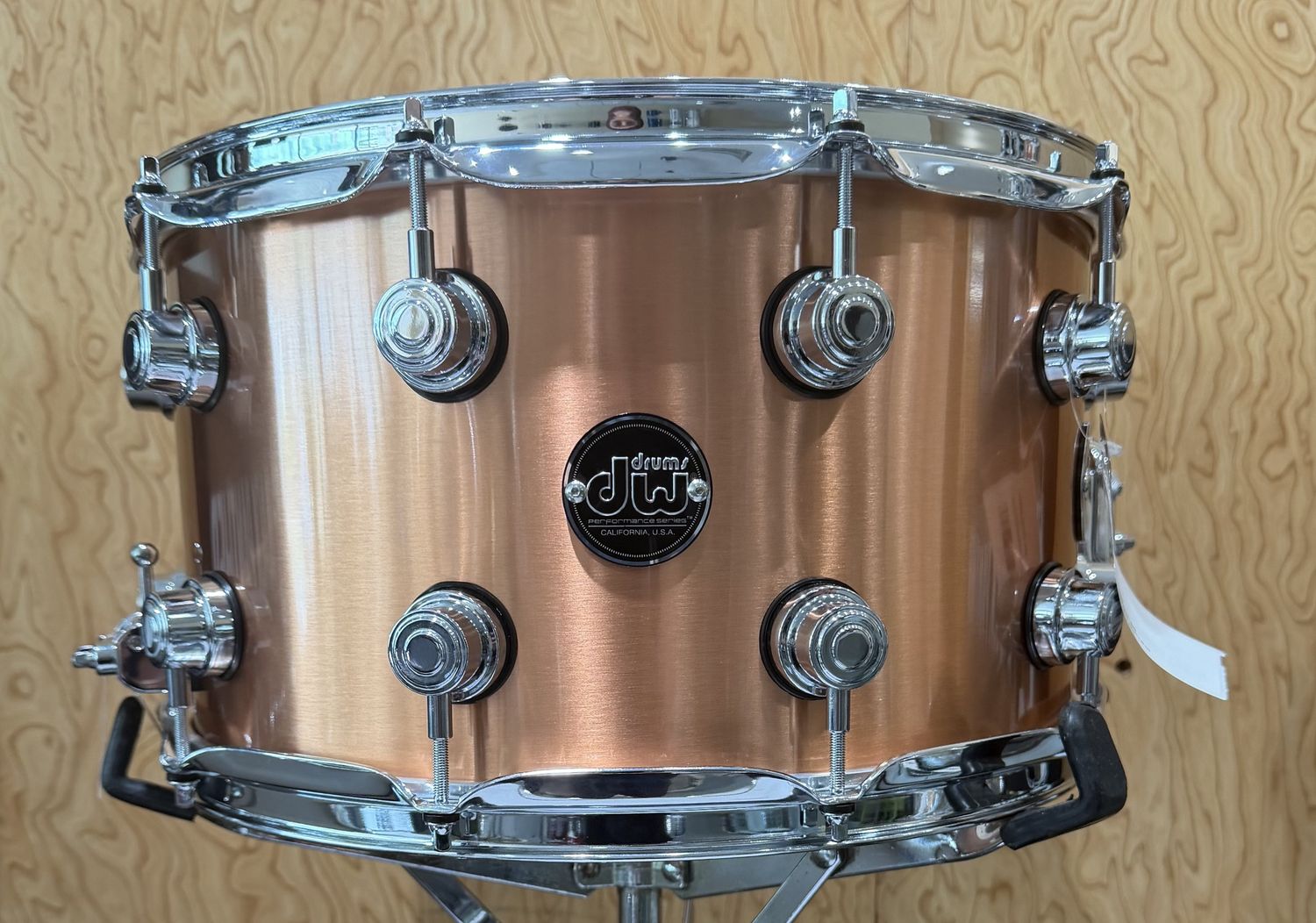 DW Performance 8x14 1mm Polished Copper Snare bstk