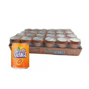 Refresco Gaseado de naranja Santa