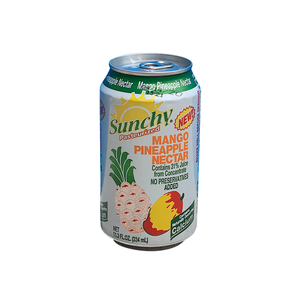 Necta de Mango ,Pina Sunchy Caja de 24 unit 334 ml