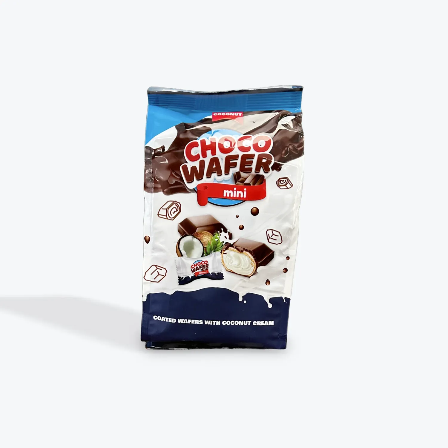 CHOCO WAFER CHOCOLATE MINI WAFER COCONUT CREAM 140GR