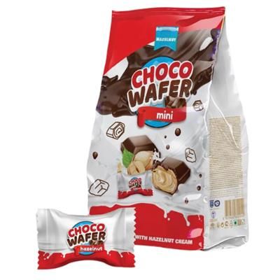 CHOCO WAFER CHOCOLATE MINI WAFER. HAZELNUT CREAM 140GR