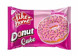 DONUT CAKE STRAWBERRY 50GR