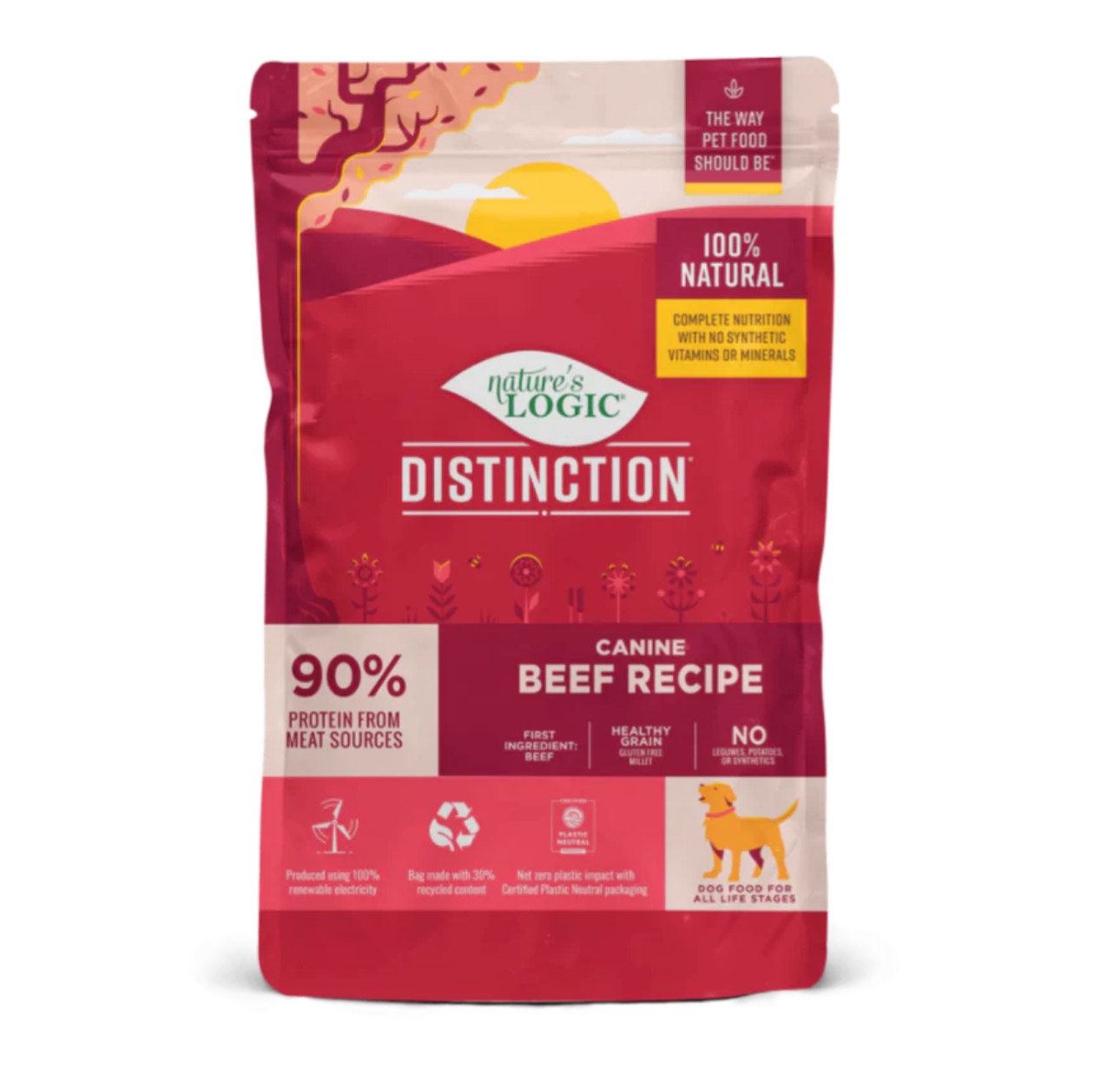 Nature&#39;s Logic Distinction, Type: Distinction Beef, Size: 4.4lb