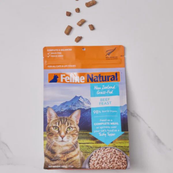 Feline Natural Cat Food, Type: Beef Feast, Size: 320 g
