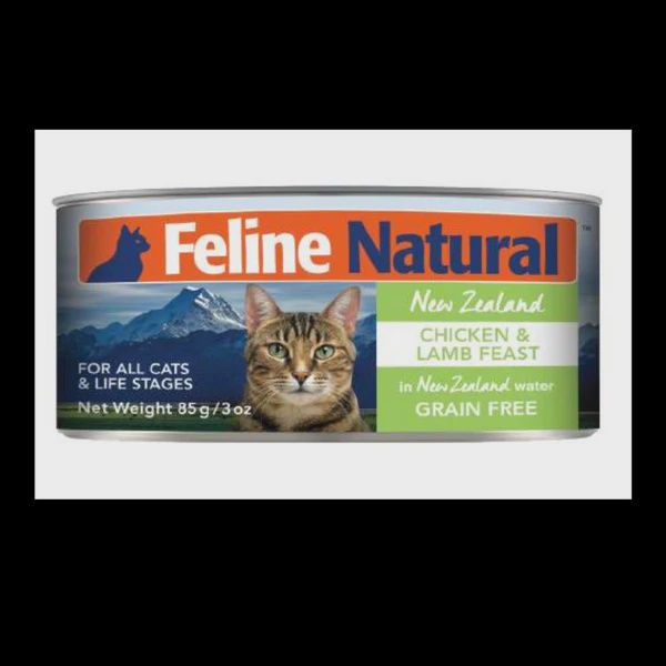 Feline Natural Canned, Type: Chicken &amp; Lamb, Size: 85 g