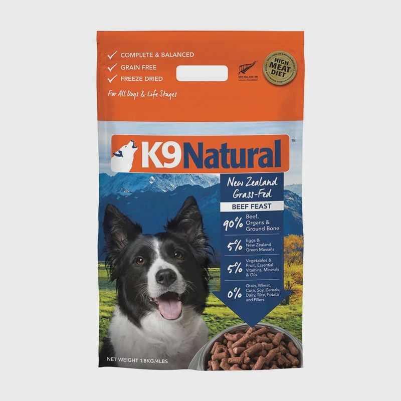 K9 Natural Dog Food, Type: Beef, Size: 500 g