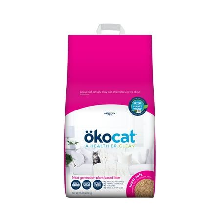 Super Soft Clumping Wood Delicate Paws Cat Litter, 15.8 Lbs.