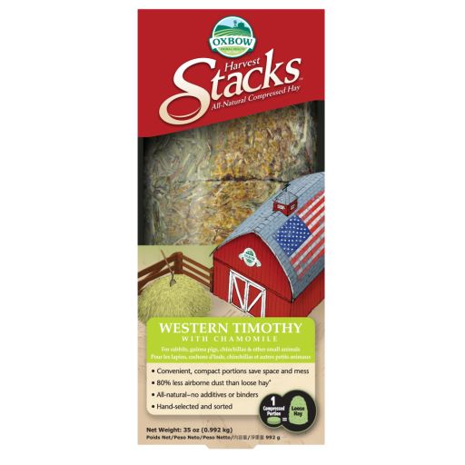 Oxbow Harvest Stacks, Type: Western Timothy with Chamomile  35oz