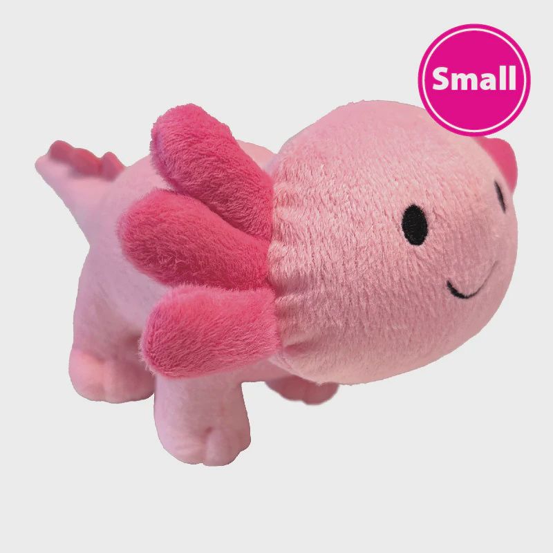 FouFou Axolotl Plushie, Size: Small (Pink)