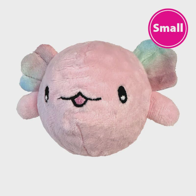 FouFou Fuzzy Wuzzy Axolotl Spiker, Size: Small (Pink)