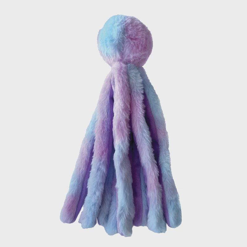 FouFou Fuzzy Wuzzy Octopus, Size: Small (Pink/Purple)