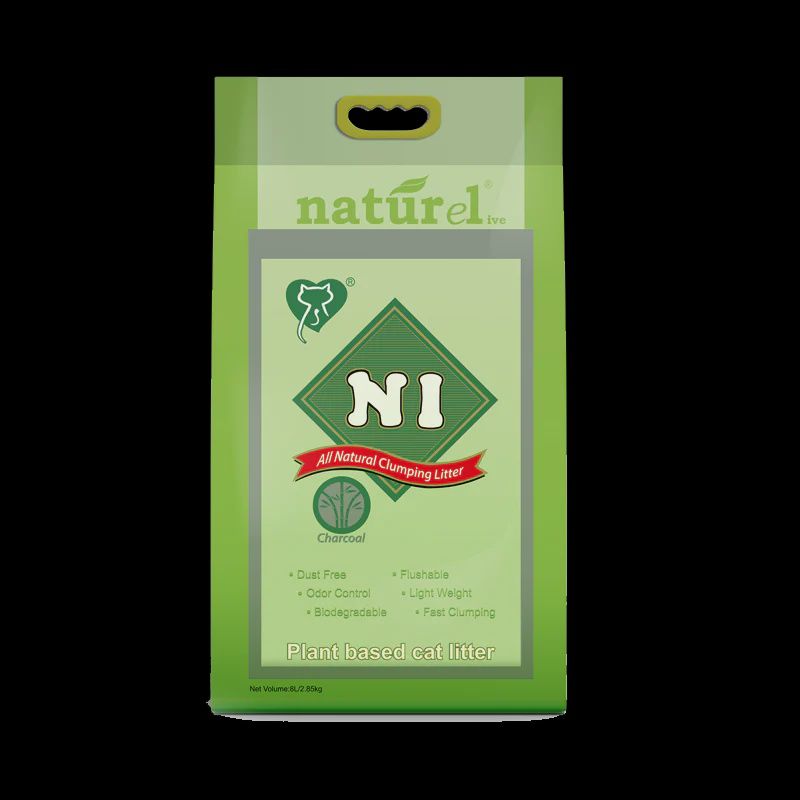 Tofu Clumping Litter, Type: Charcoal