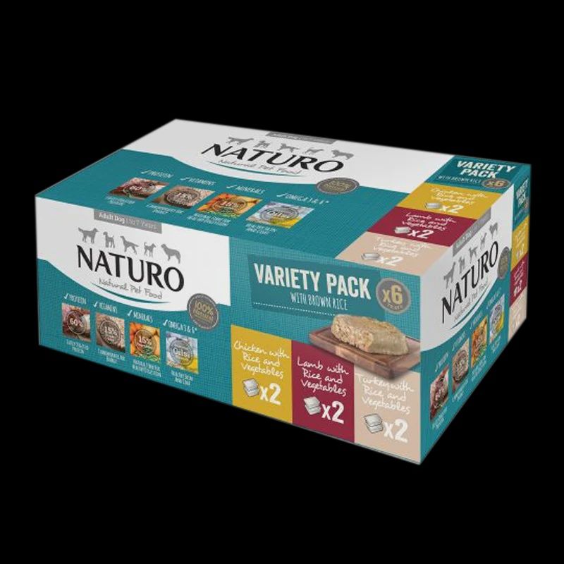 Naturo With Rice, Type: 400g Variety - Chicken, Lamb, &amp; Duck