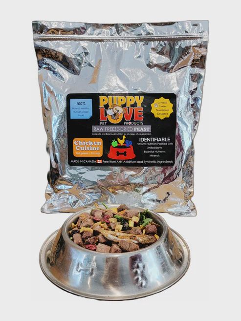 Puppy Love Freeze Dried Feast, Type: Chicken Cuisine 2.3kg