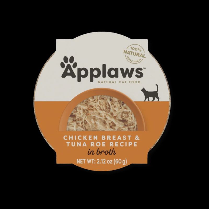 Applaws Chicken Breast with Tuna Roe in Broth- 60g