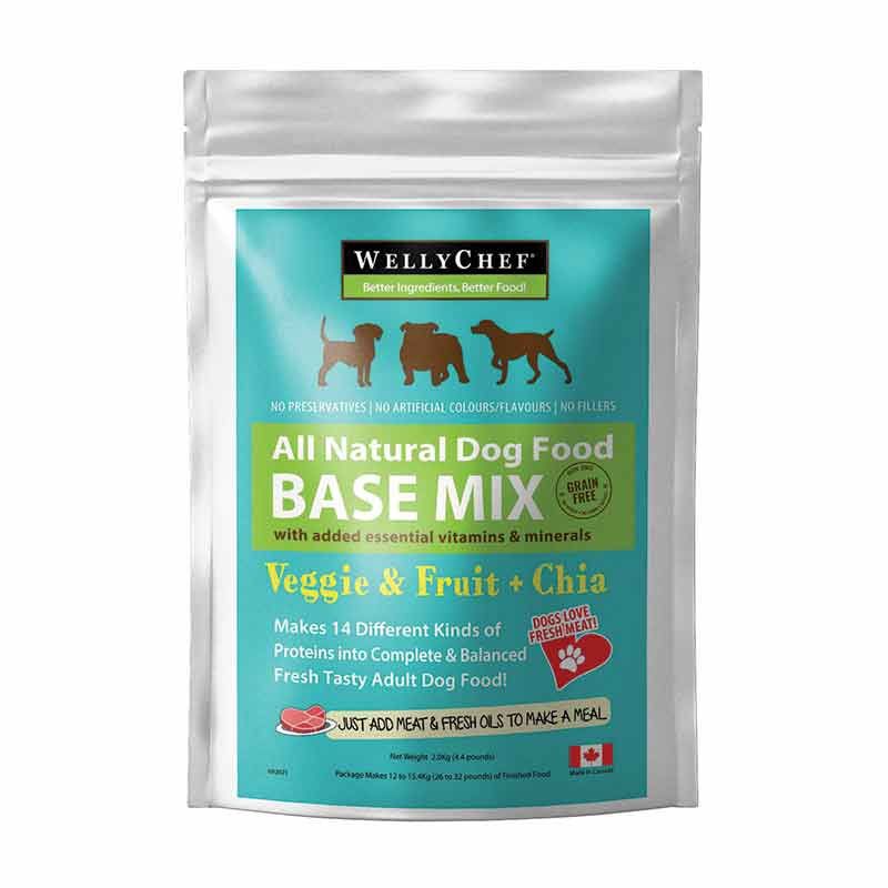 WellyChef Veggie, Fruit &amp; Chia Food Base Mix
