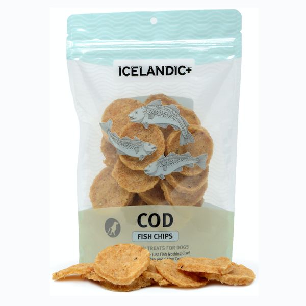 Icelandic Dog Treats - Cod Fish Chips 2.5oz