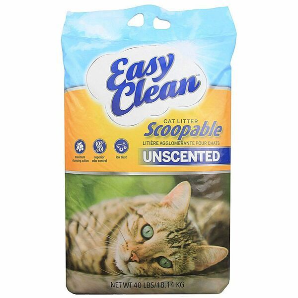 Easy Clean Unscented Clumping Litter 40LB
