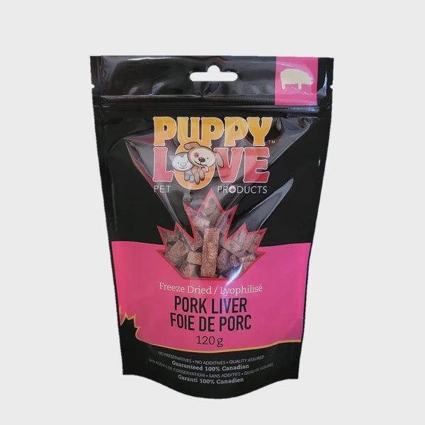 Puppy Love Freeze-Dried, Type: Pork Liver 200g