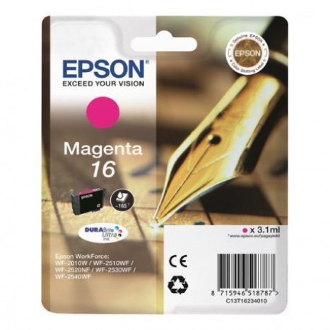 EPSON CARTUCHO INYECCION TINTA MAGENTA 165 PGINAS BLISTER S