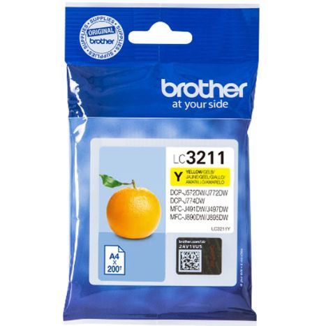 BROTHER CARTUCHO TINTA AMARILLO MFCJ890D