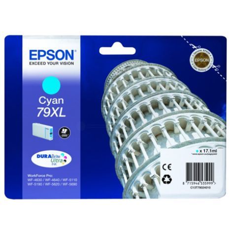 EPSON CARTUCHO  CIAN XL 2600 PAGINAS WF4630/4640/5110DW