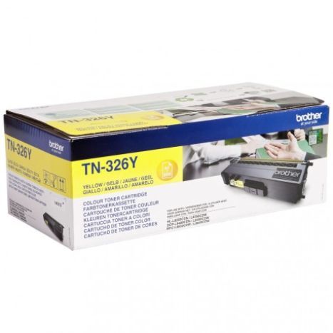 BROTHER TONER LASER AMARILLO TN326Y 3500PAGINAS