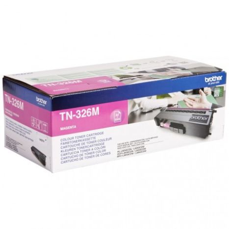 BROTHER TONER LASER MAGENTA TN326M 3500 PAGINAS