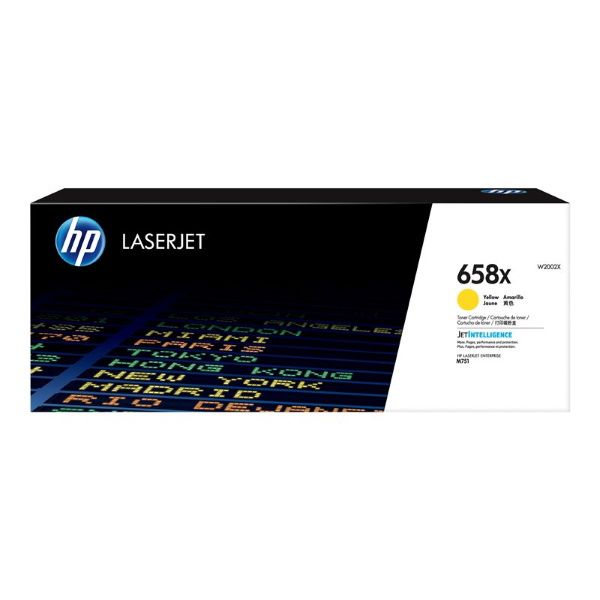 HP W2002X Amarillo Toner Original - 658X